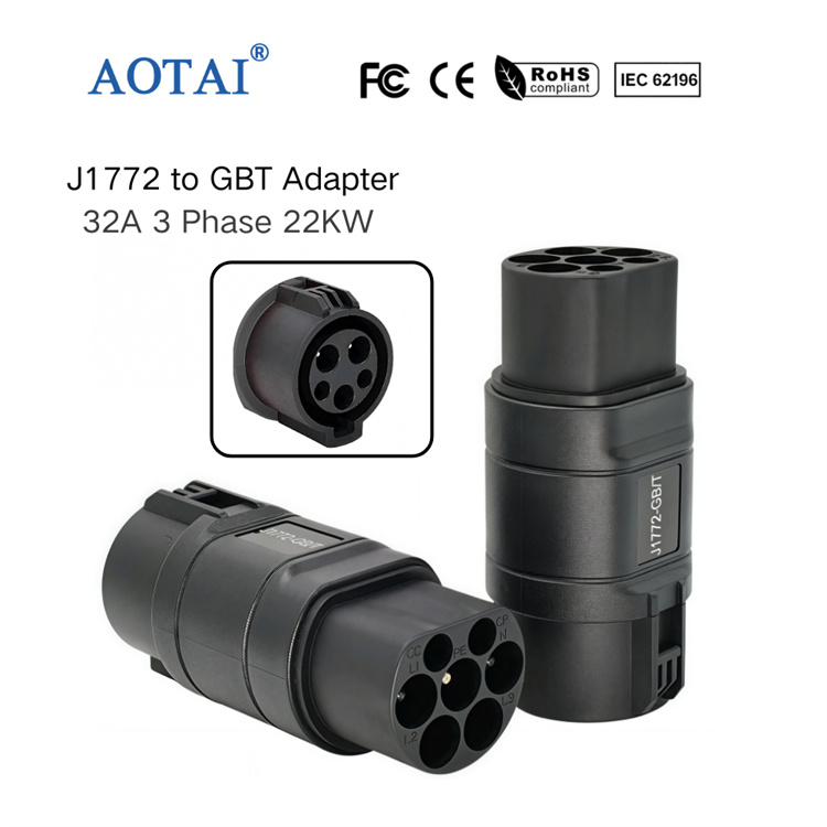 Adaptateur AOTAI J1772 vers GB/T, Type 1 vers GB/T, chargeur pour véhicules électriques