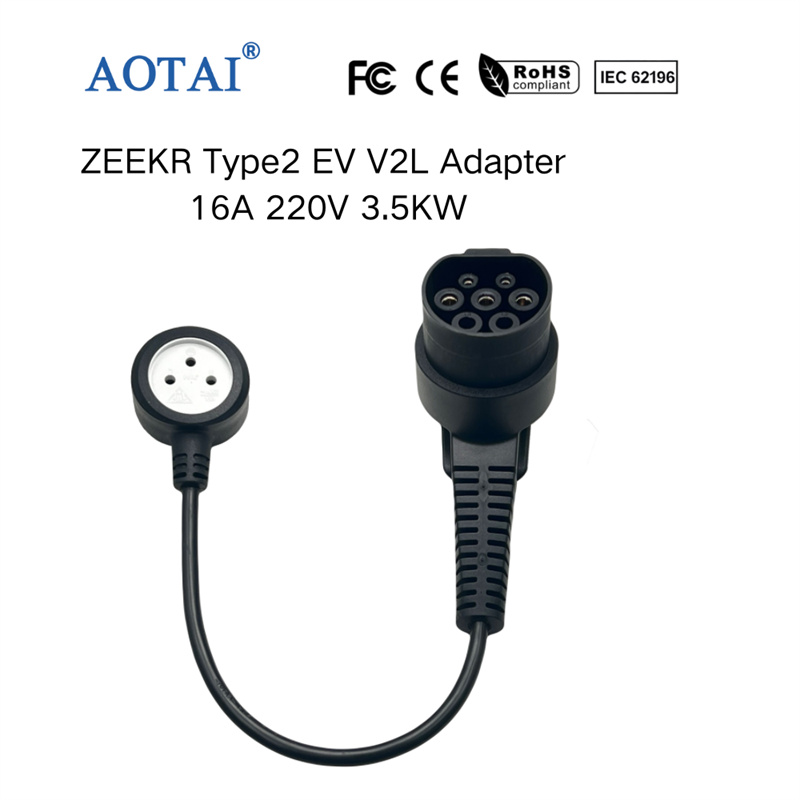 AOTAI ZEEKR Type2 V2L Adapter type 2 to Israeli