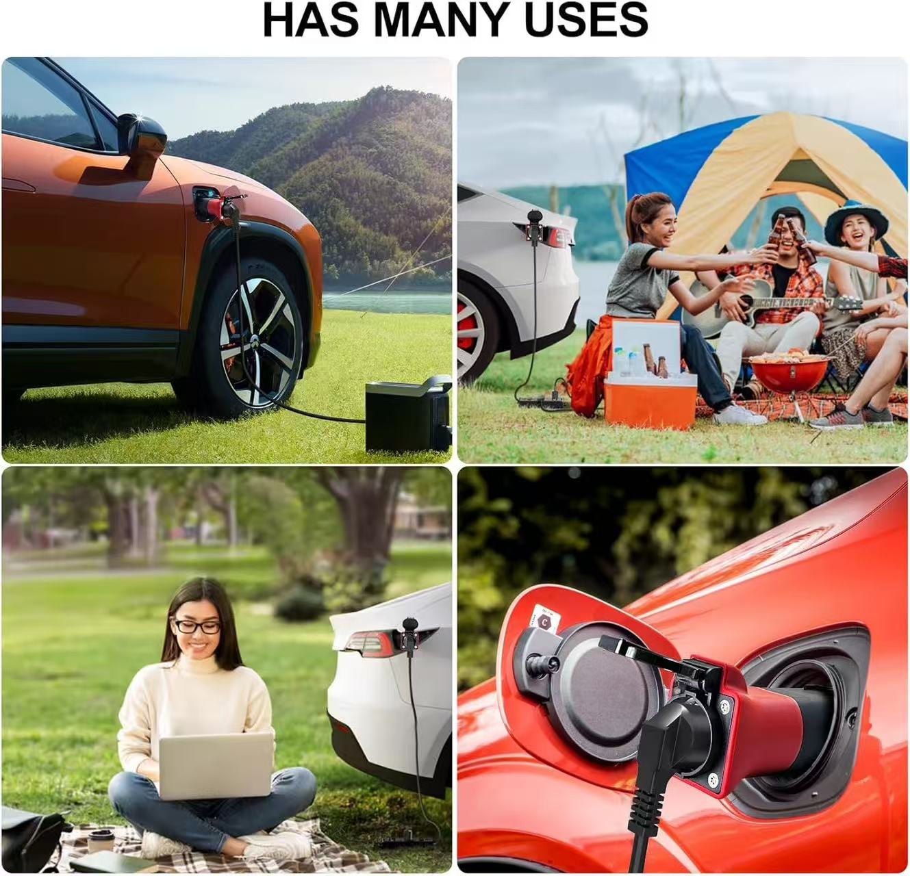 Charge rapide et efficace avec chargeur portable EV de type 2