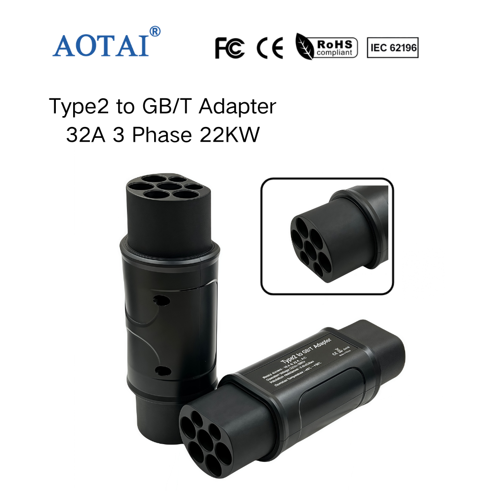 Adaptateur AOTAI Type 2 vers GBT (IEC 62196 vers GB/T)