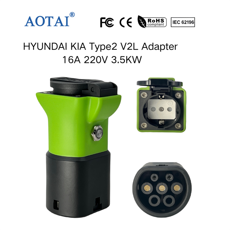 AOTAI HYUNDAI KIA V2L Adapter EV Charger Type 2 V2L 16A 3.5KW