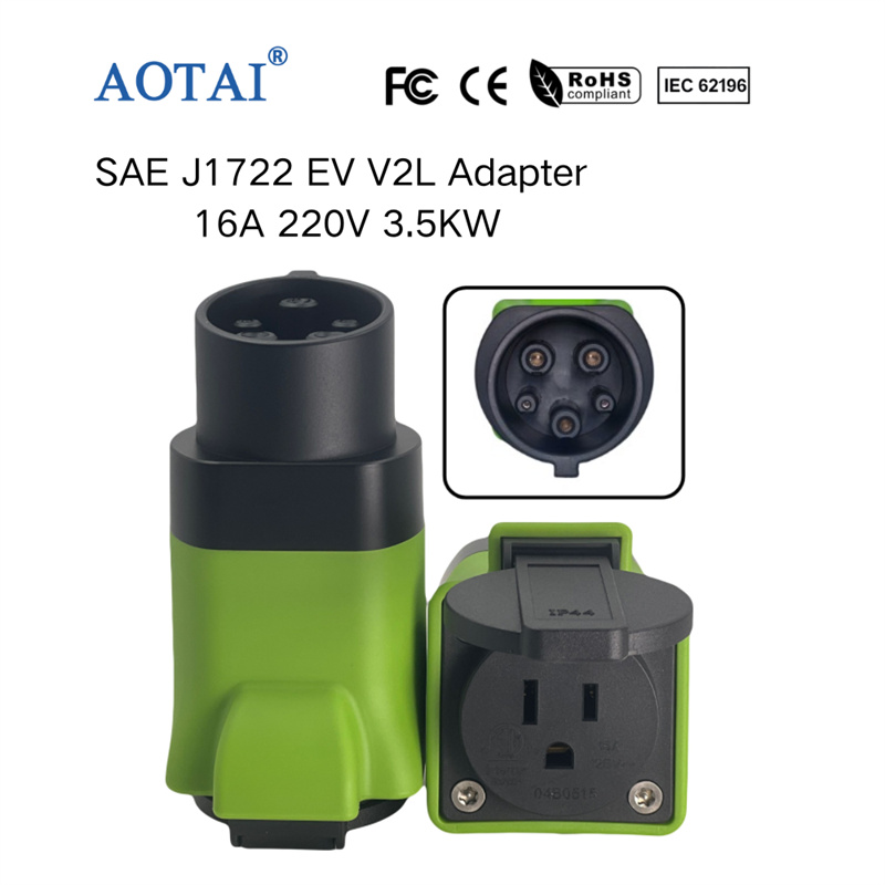 AOTAI V2L J1772 Vehicle To Load Up To 16A EV charger For HYUNDAI EVs