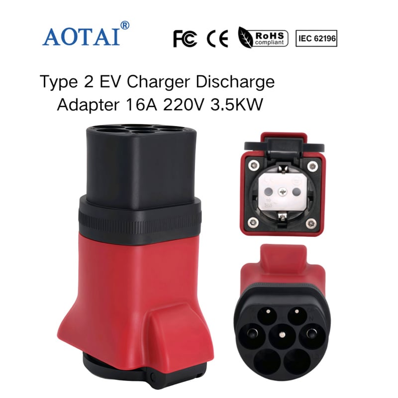 AOTAI EV Adapter Type 2 Male Adapter on Charging Station 220V AC charger