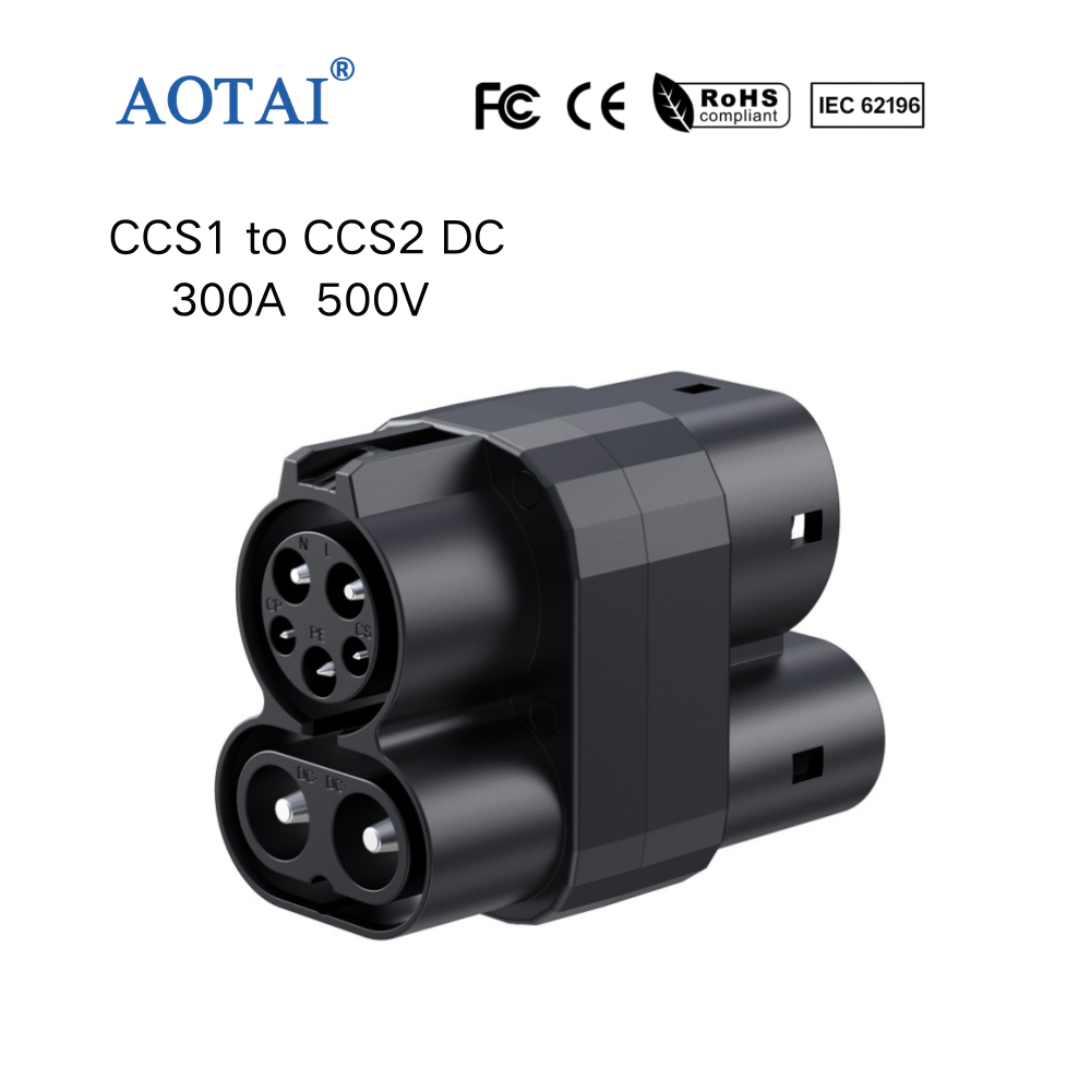 Adaptateur AD+CC EV AOTAI CCS1 vers CCS2