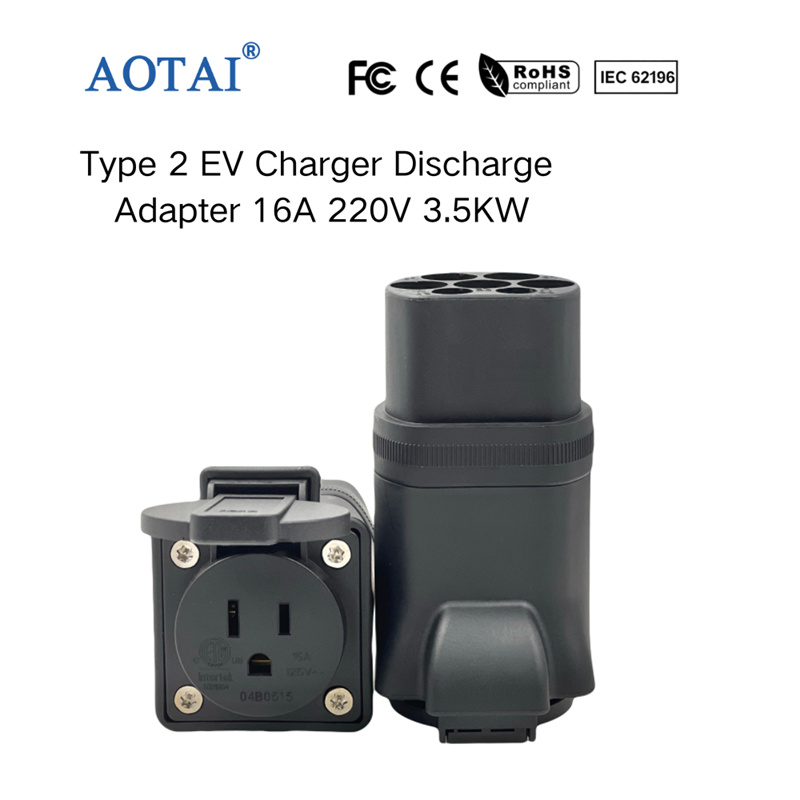 AOTAI Type 2 EV Charger to NEMA 6-50 Socket Adapter TYP 2 to US Power Socket EV Adapter