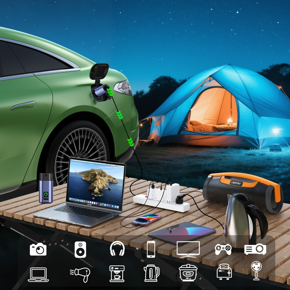 Les 10 principaux cas d’utilisation des adaptateurs V2L pour véhicules électriques : du camping en plein air à l’alimentation de secours en cas d’urgence