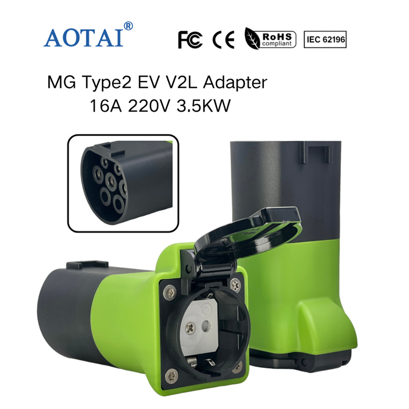 AOTAI Type 2 Adapter EV Adapter MG ZS MG4 MG5 Discharge V2L Vehicle to Load