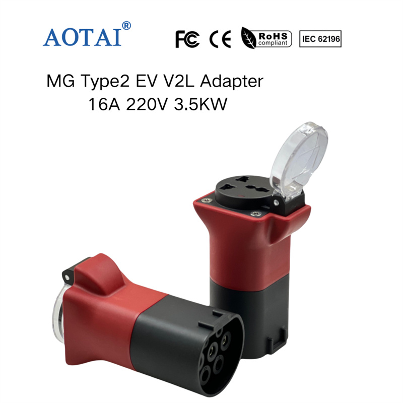 AOTAI Type 2 V2L-adapter fra køretøj til belastning (V2L), 3,54 kW, fra MG ZS EV