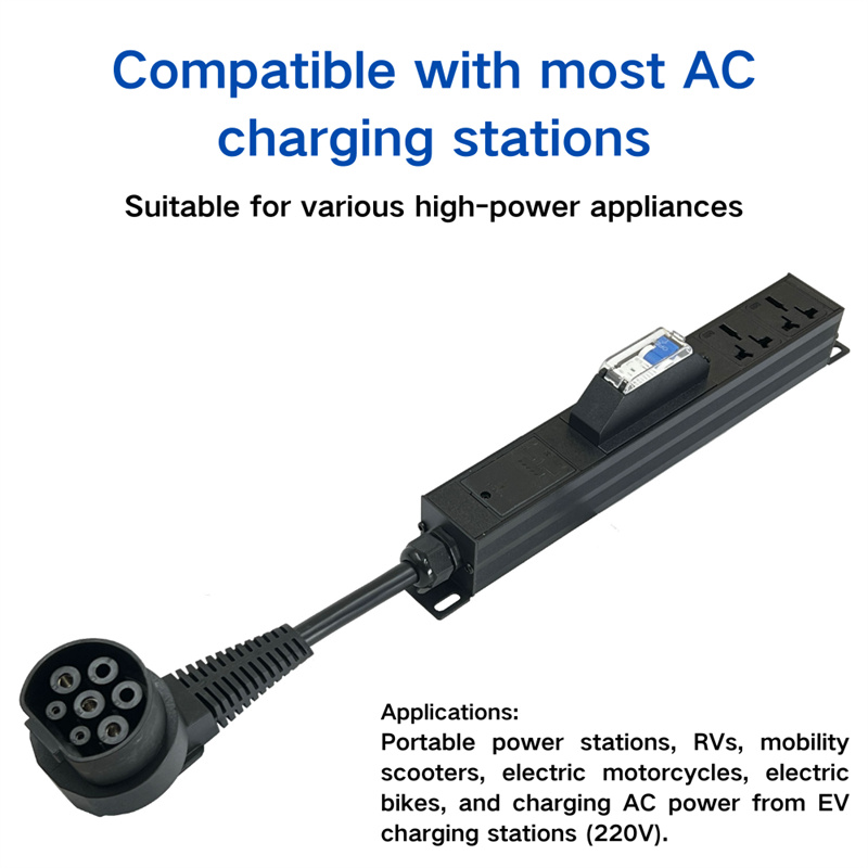 AOTAI 220V 32A GBT EV Charging Station Cable