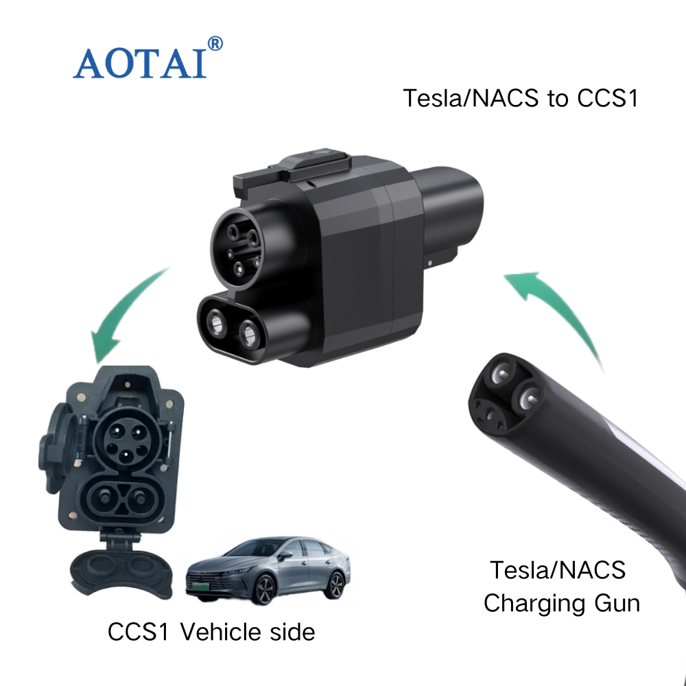 AOTAI Tesla–CCS1 DC-sähköauton muuntaja