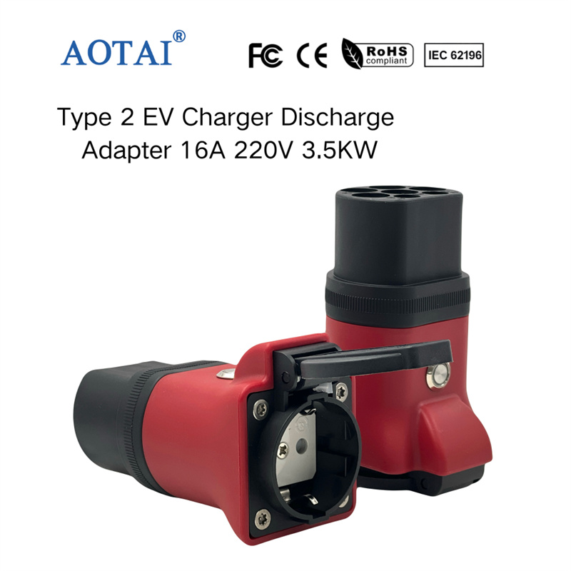 AOTAI Type 2 To Schuko Adapter Type 2 AC Charging Station Adapter