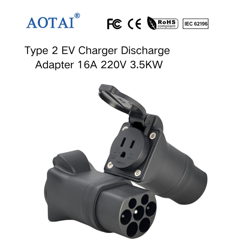 AOTAI Type 2 EV Charger to NEMA 6-50 Socket Adapter TYP 2 to US Power Socket EV Adapter