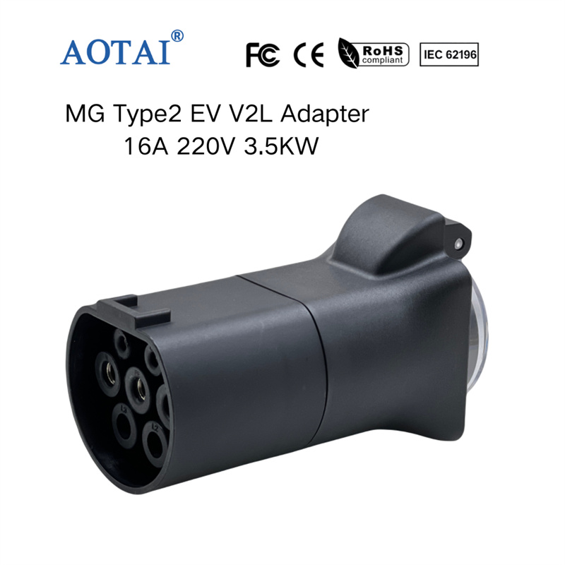 AOTAI Type 2 til universel V2L-afladningsadapter til MG EV'er