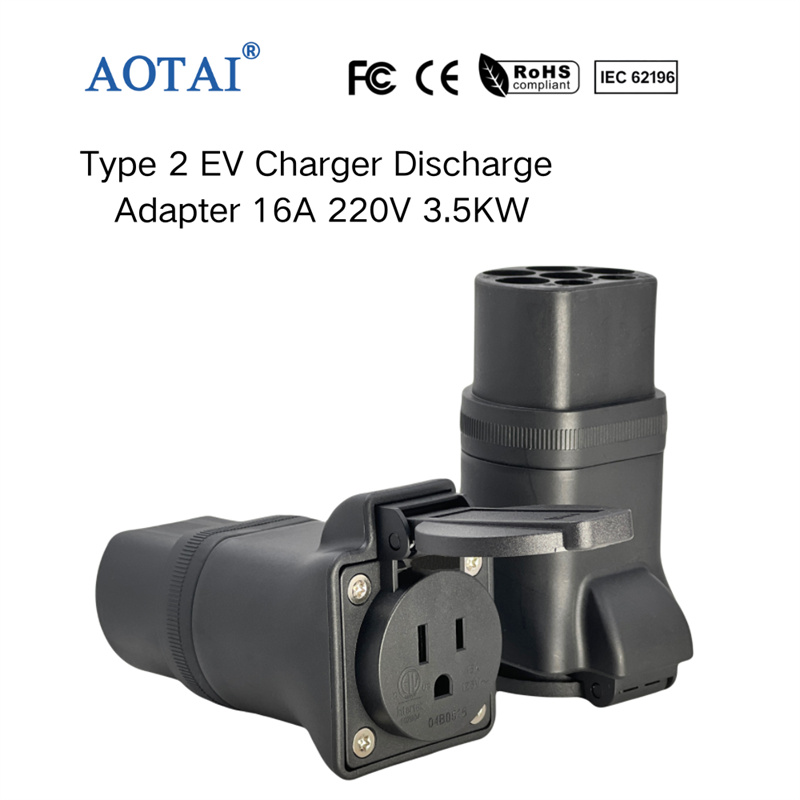 AOTAI Type 2 EV Charger to NEMA 6-50 Socket Adapter TYP 2 to US Power Socket EV Adapter