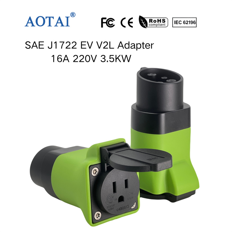 AOTAI V2L J1772 Vehicle To Load Up To 16A EV charger For HYUNDAI EVs