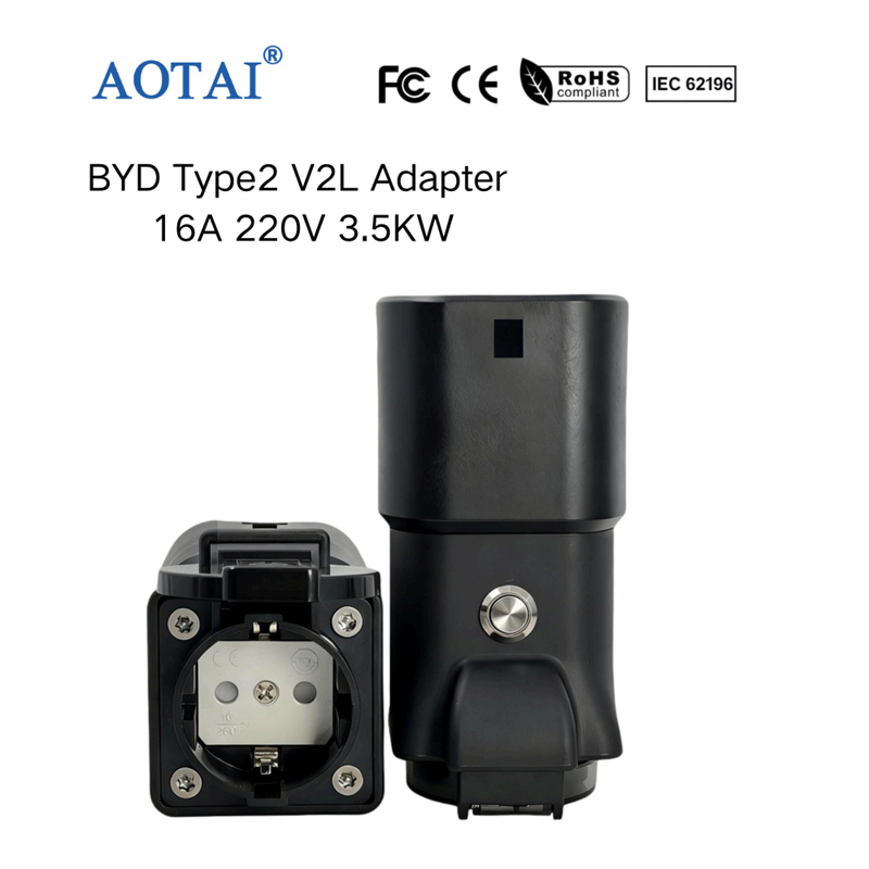 AOTAI V2L-adapter BYD 3,5 kW 16 A 230 V Køretøj til belastning-adapter