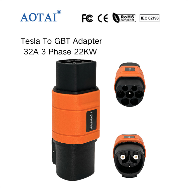محول AOTAI من تيسلا إلى معيار GB/T للمركبات الكهربائية المتوافقة مع معيار GB/T