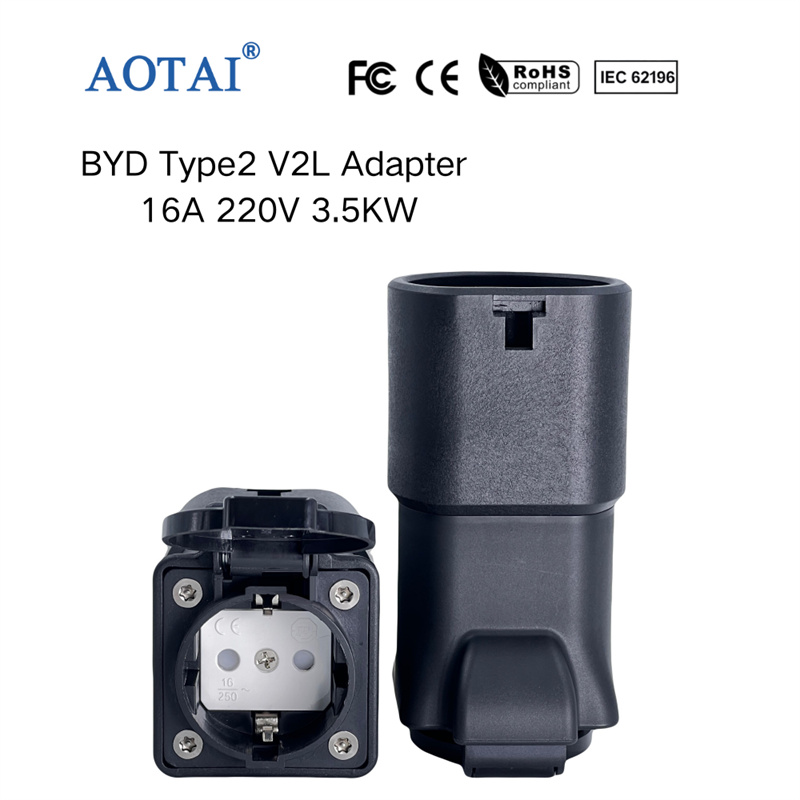 AOTAI V2L EV-opladeradapter, Type 2 V2L-udladning til XPENG-, BYD- og NIO-EV'er