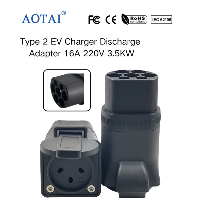 AOTAI Type 2 EV Charger Station Adapter with Israeli Socket