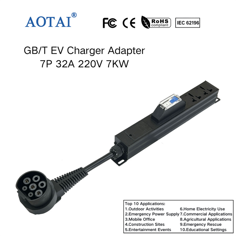 Câble de station de charge EV AOTAI GB/T 220 V, 32 A