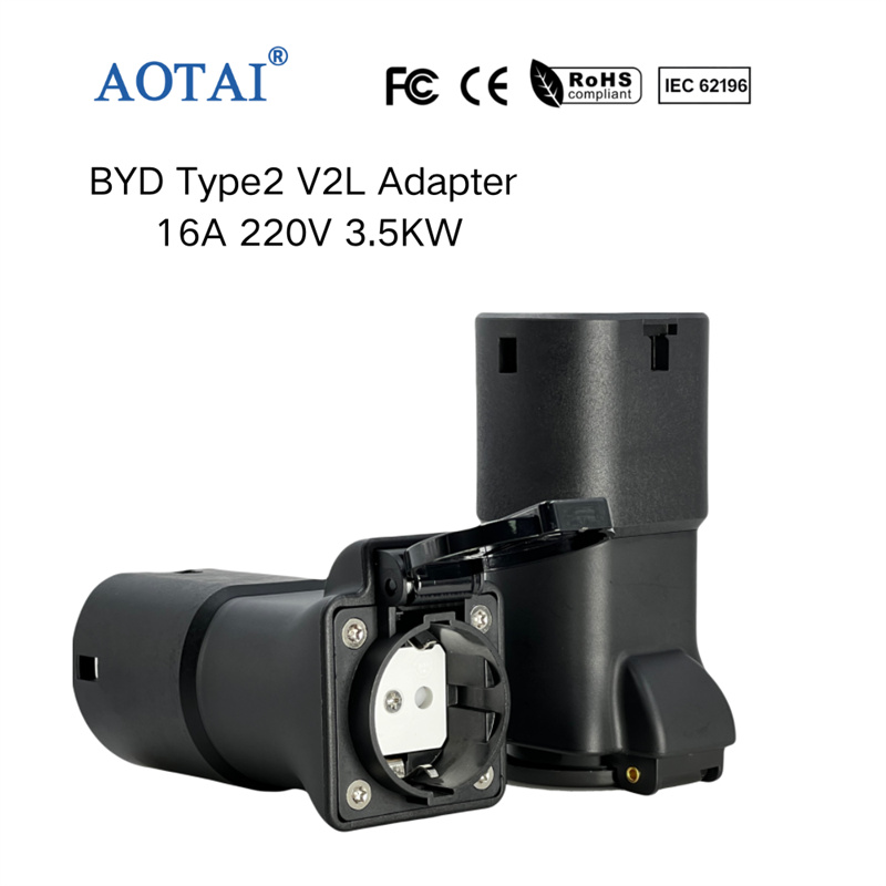 AOTAI V2L EV-opladeradapter, Type 2 V2L-udladning til XPENG-, BYD- og NIO-EV'er