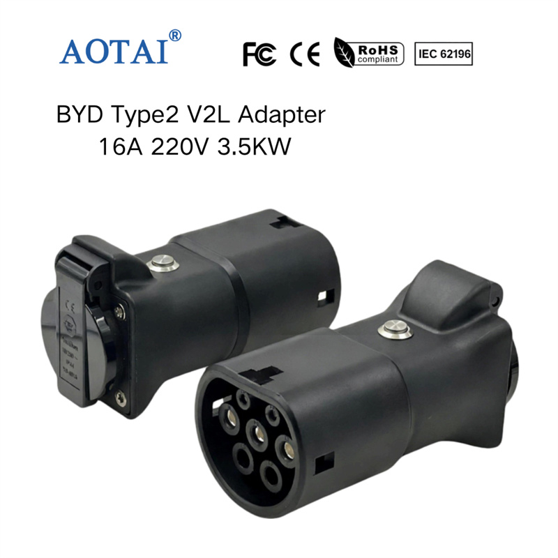 AOTAI V2L-adapter BYD 3,5 kW 16 A 230 V Køretøj til belastning-adapter