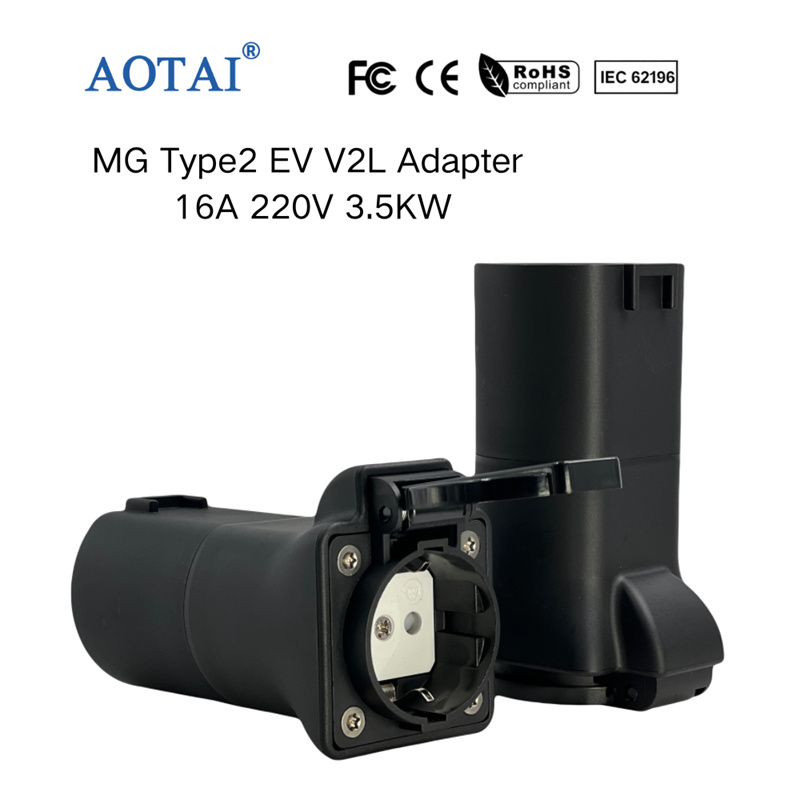 AOTAI V2L Discharge Type 2 Adapter to Schuko Adapter socket 3.6 kW for MG