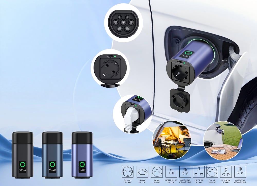 Libérer le potentiel des adaptateurs universels V2L pour véhicules électriques : de l’énergie partout et à tout moment