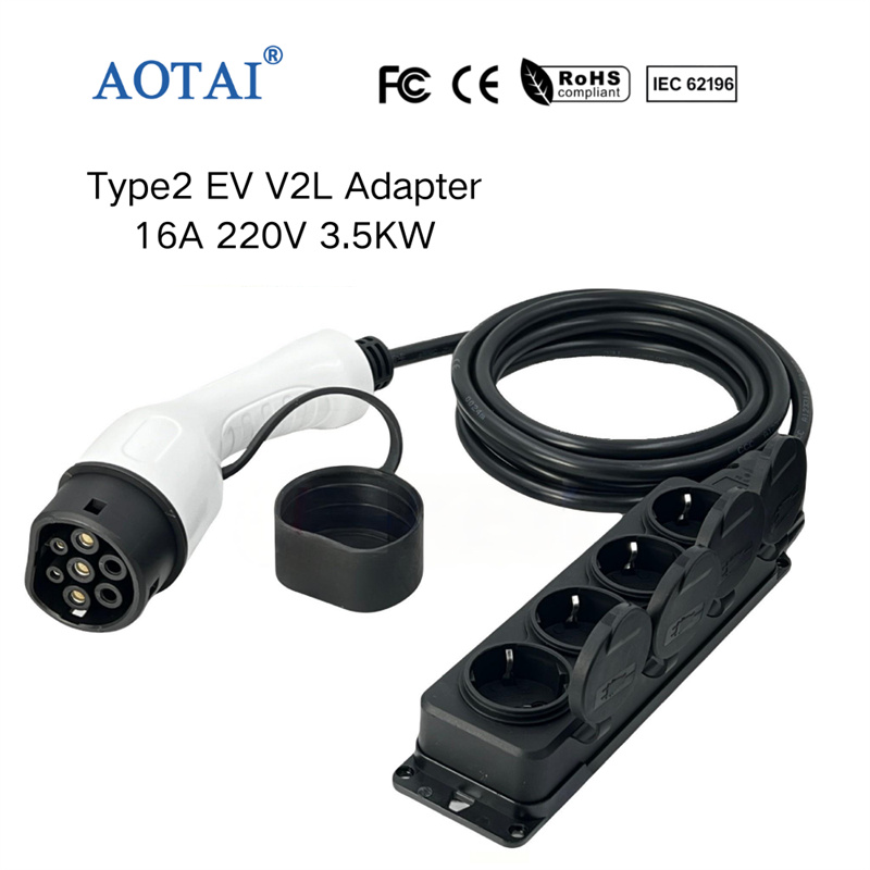 AOTAI Type 2 EV Charging Adapter Type 2 V2L Cable For BYD EVs