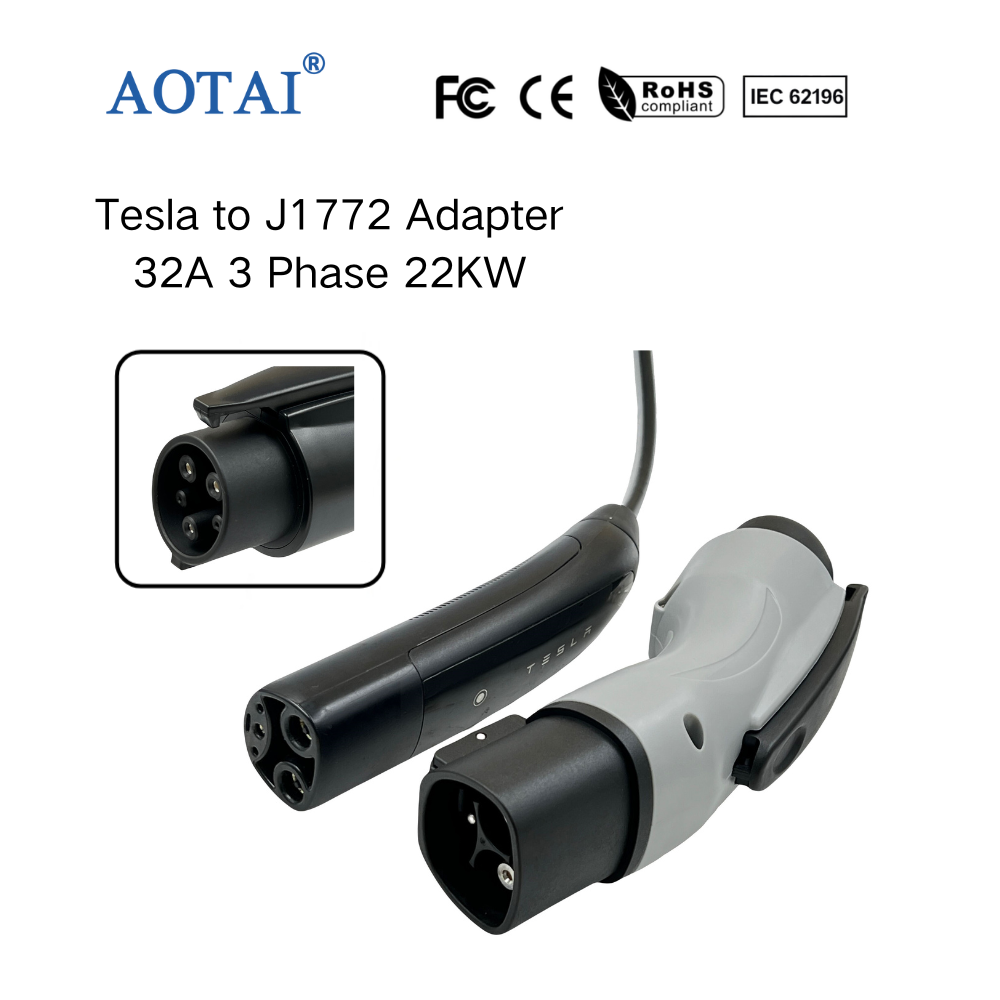 AOTAI Tesla to J1772 Adapter 250V 48 Amp