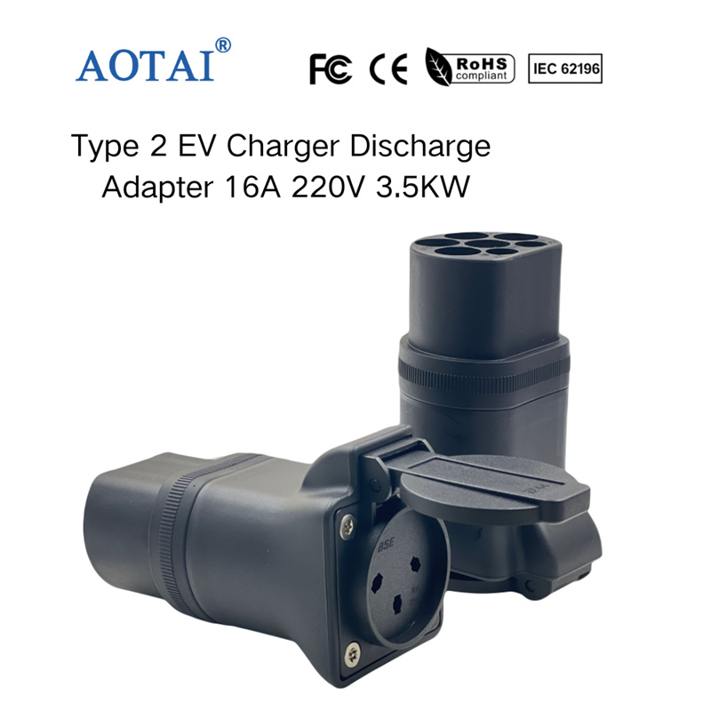 AOTAI Type 2 EV Charger Station Adapter with Israeli Socket