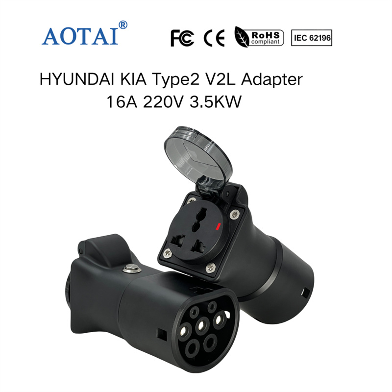 AOTAI EV Connector Type 2 V2L Adapter For KIA EV6 EV9 