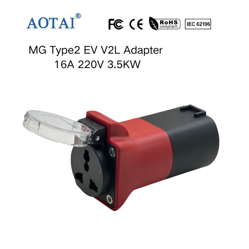 AOTAI Type 2 V2L-adapter fra køretøj til belastning (V2L), 3,54 kW, fra MG ZS EV