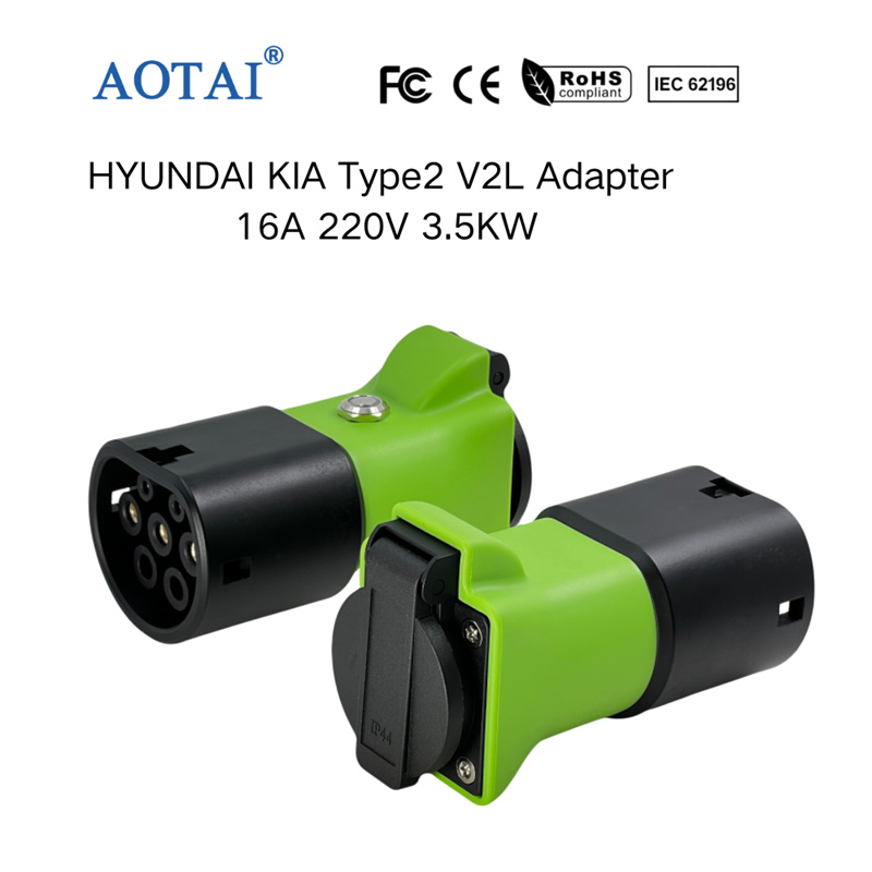 AOTAI HYUNDAI/KIA V2L-adapter, EV-oplader Type 2 V2L, 16 A, 3,5 kW