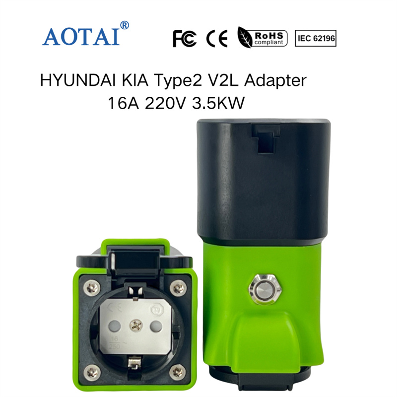 AOTAI HYUNDAI/KIA V2L-adapter, EV-oplader Type 2 V2L, 16 A, 3,5 kW