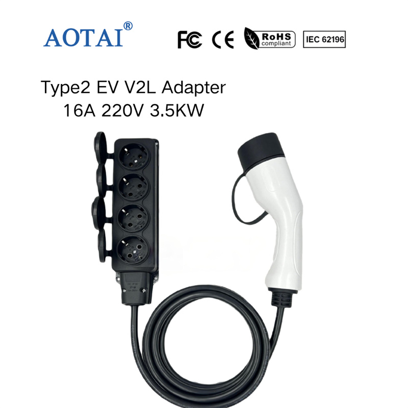 AOTAI Type 2 EV Charging Adapter Type 2 V2L Cable For BYD EVs