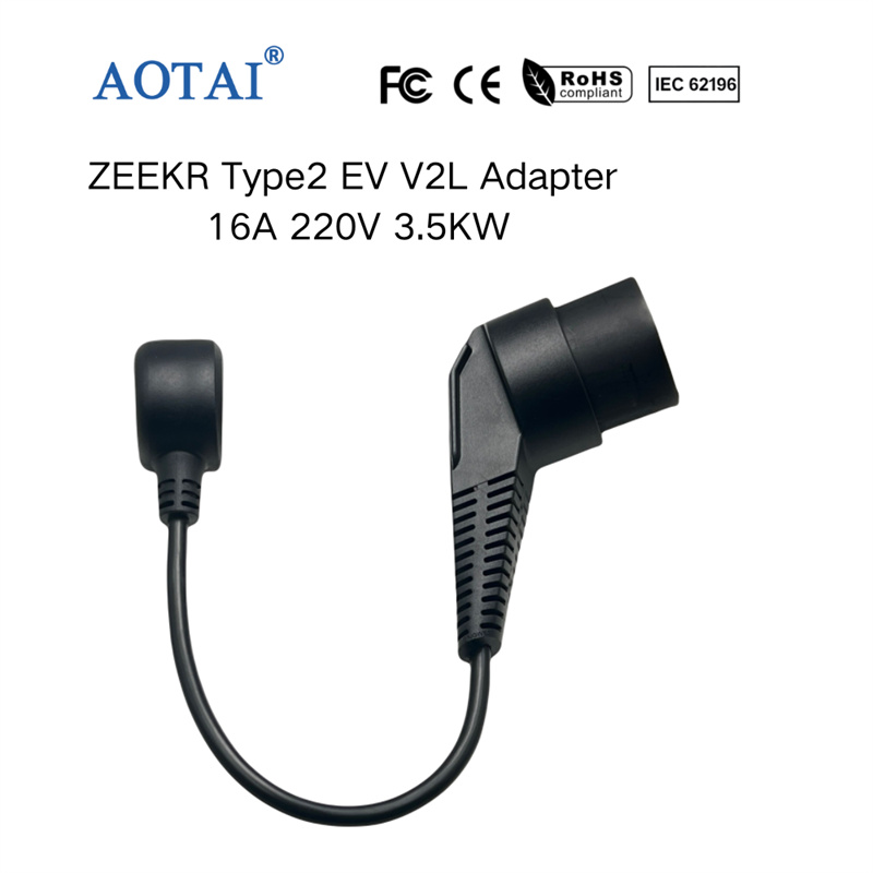 AOTAI ZEEKR Type 2 V2L-adapter, Type 2 til israelsk stik