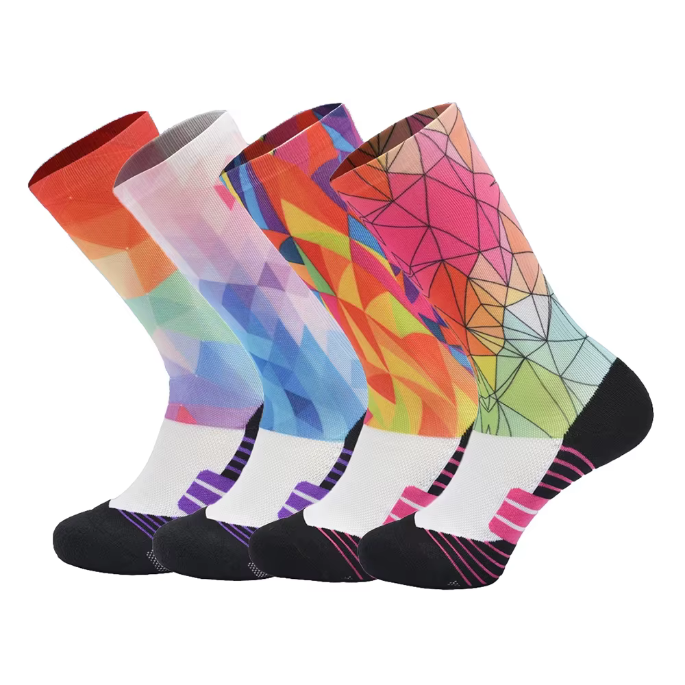 Premium Quality Football Men Crew Socks Wholesale Sports Sublimation Socks \t