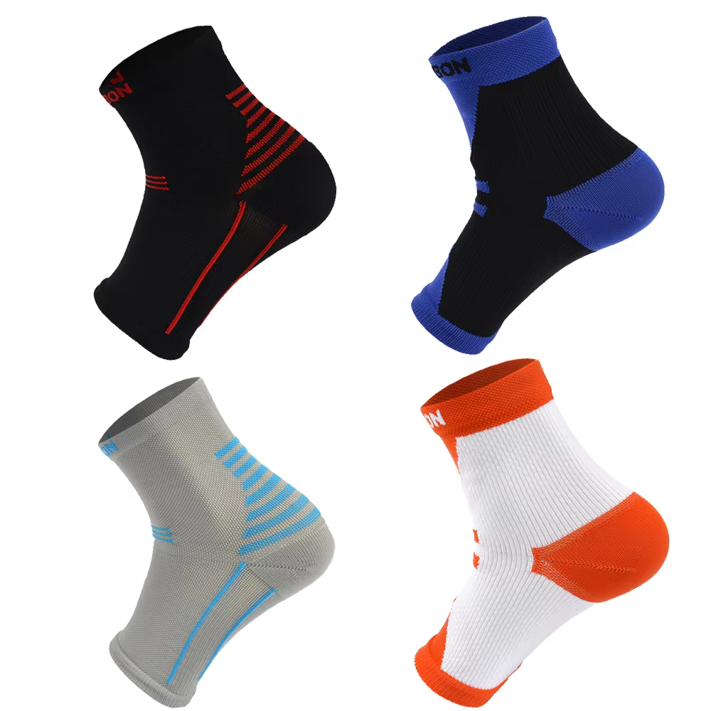 Wholesale Women Varicose Foot Sleeveless Ankle Pliates Spandex Nylon Toeless Yoga	