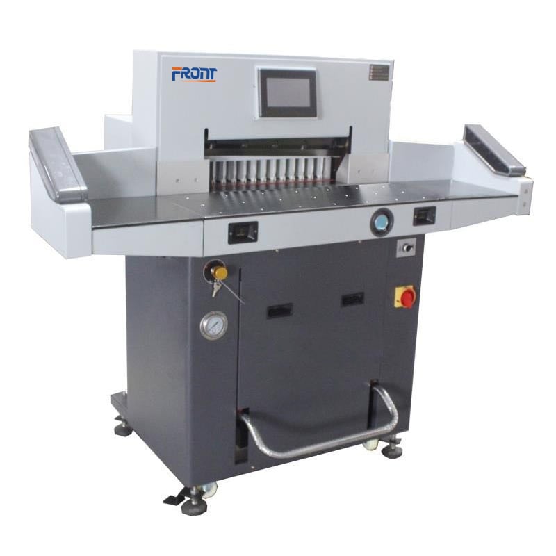 FRONT H720RT - 720mm/28,34 inç MAKAS TİPİ AKILLI DEĞİŞKEN FREKANSLI ÇİFT HİDROLİK KAĞIT KESME MAKİNESİ