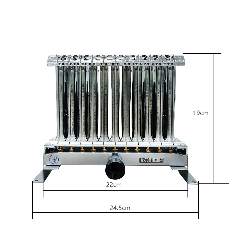 Gas Boiler Parts 11 Row Gas Burner Stainless Steel Tray Heating System Burner