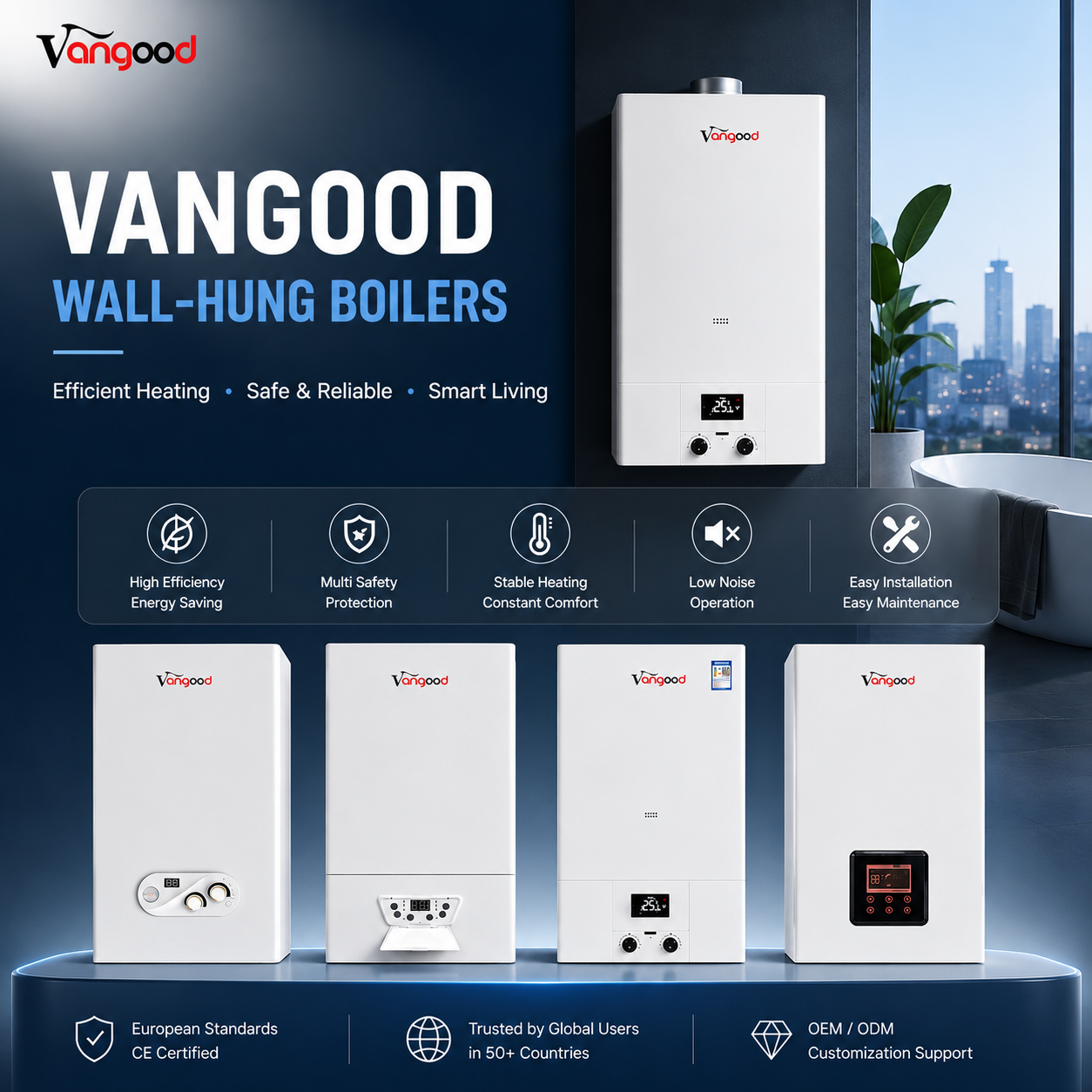 VANGOOD Launches High-Efficiency Wall-Hung Boilers to Deliver Smarter, Safer and More Comfortable Heating Solutions Worldwide