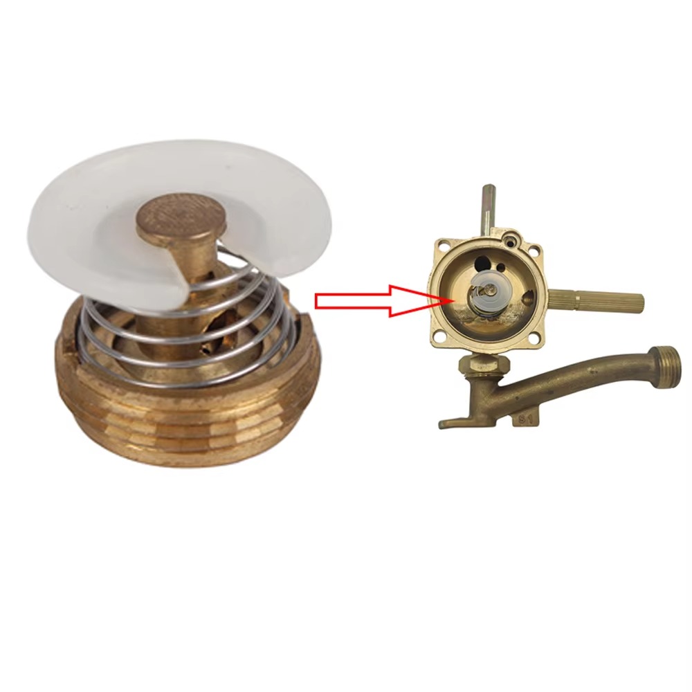 Gas Water Heater Parts Gas Valve Regulator Brass Pressure Relief Valve Durable