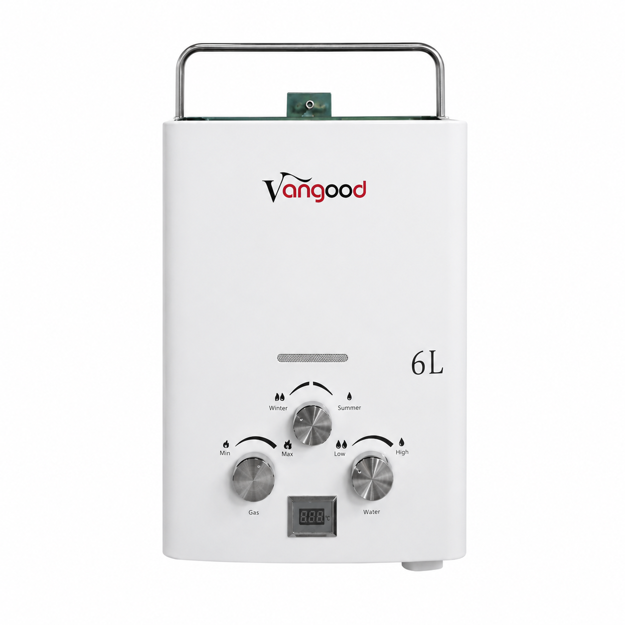 6L Portable LPG Water Heater RV Camping Outdoor Shower Fast Heating