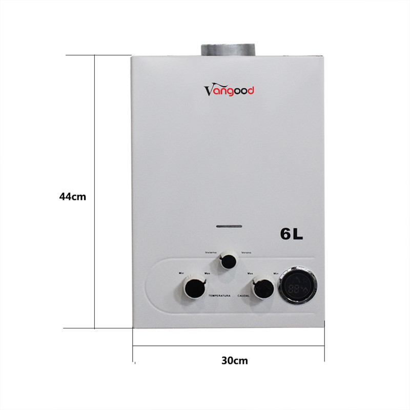 Tankless Shower Instant FlueGas Hot Water Heater