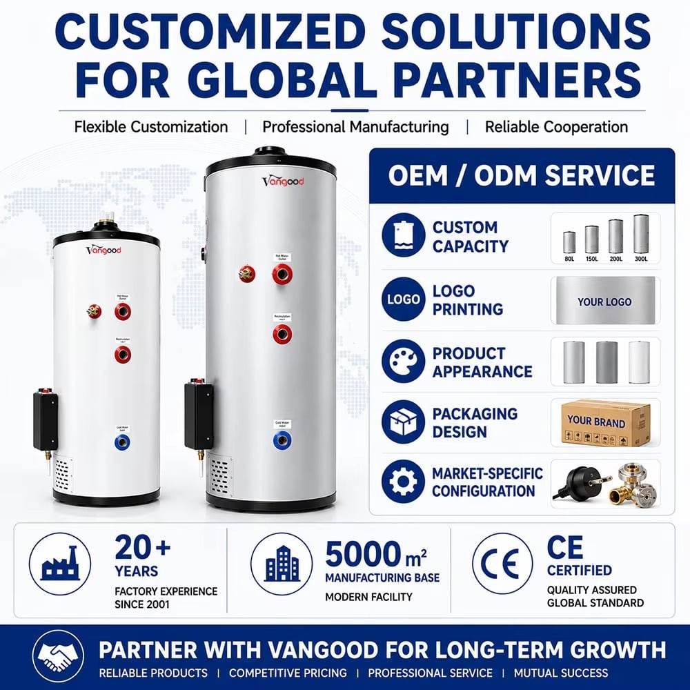 VANGOOD Launches New Large-Capacity Vertical Storage Water Heater for High-Demand Hot Water Applications