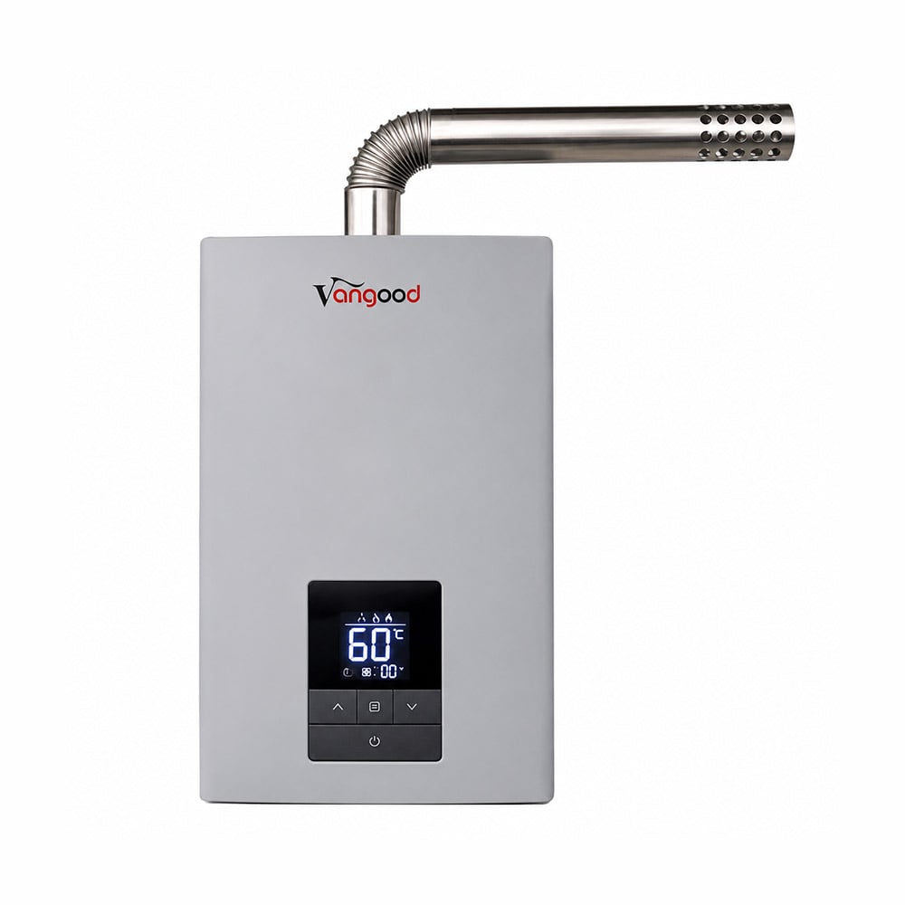 Hot Selling Temperature Display Instant Tankless Gas Geyser Water Heater 16L Stable Heating
