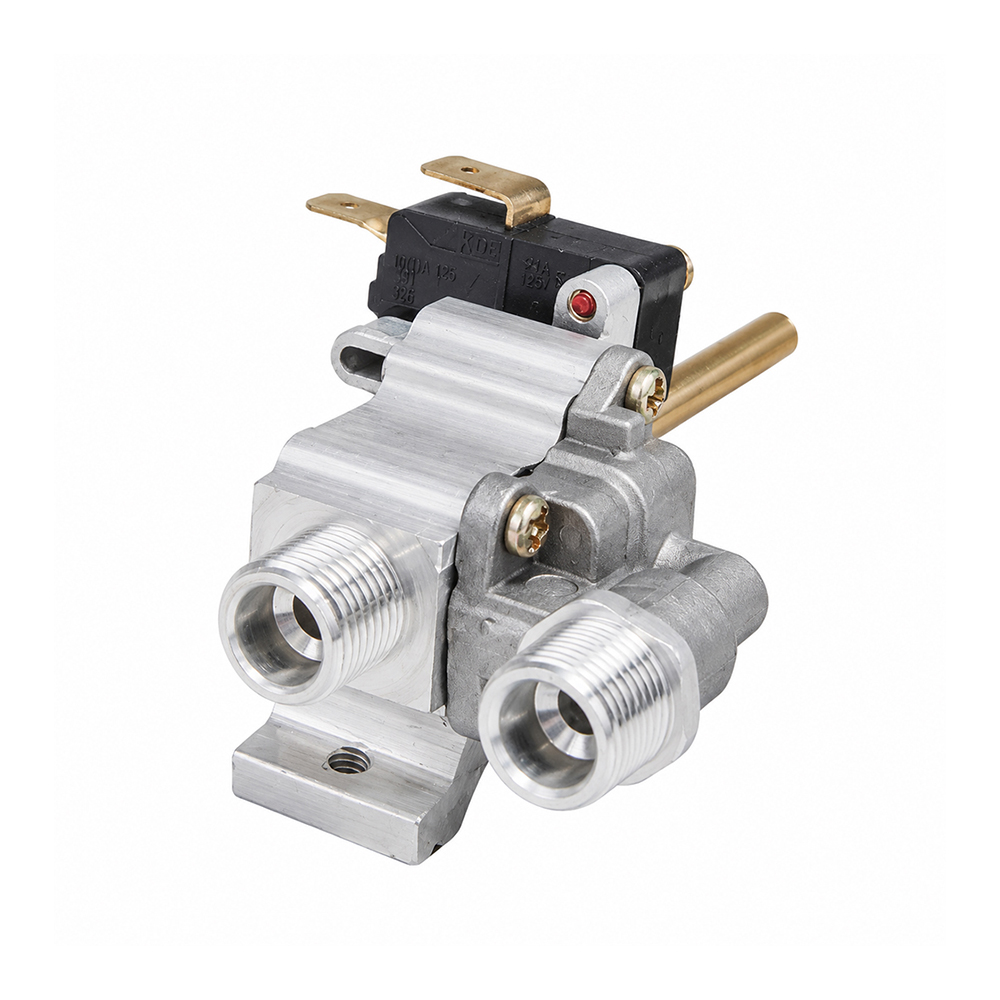 Universal Gas Burner Control Valve Brass Gas Regulating Valve Kitchen Stove Spare Part Leak Resistant Precise Flame Control