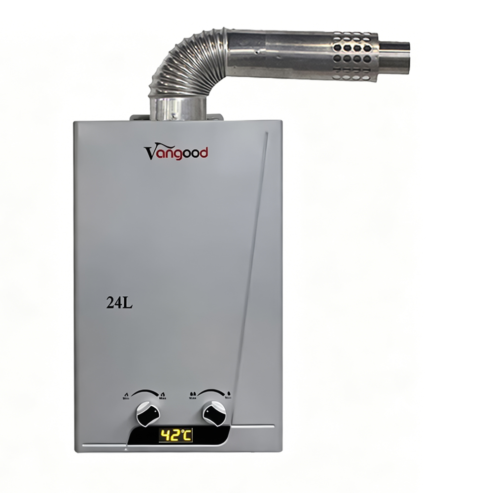 24L Tankless Gas Water Heater Instant Heating Whole House Hot Water