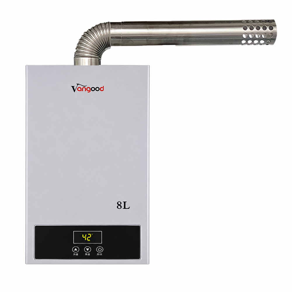 Constant Temperature Balanced Gas Water Heater 8L Low Pressure Start LCD Display